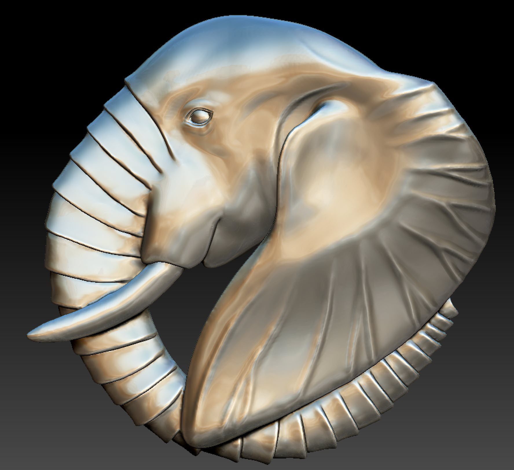 Elephant made in Z-brush